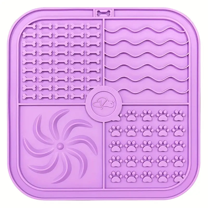 Lick Mat for Dogs - Silicone - Pet Wipes & Poo Bags