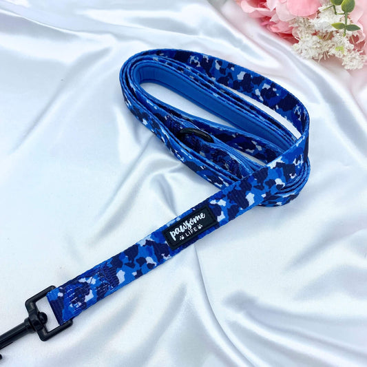 Blue Camo Dog Lead