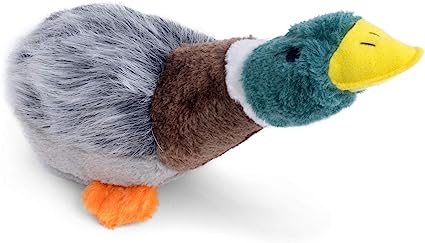 Petface Honking and Squeaky Duck Plush Dog Toy - Pet Wipes & Poo Bags