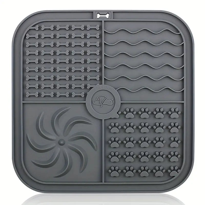 Lick Mat for Dogs - Silicone - Pet Wipes & Poo Bags