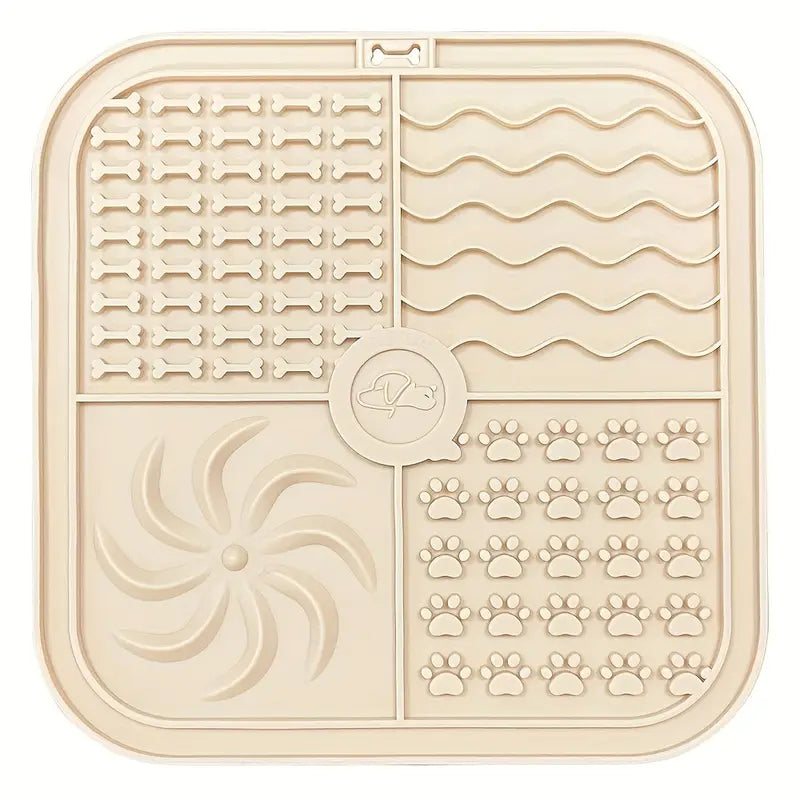 Lick Mat for Dogs - Silicone - Pet Wipes & Poo Bags