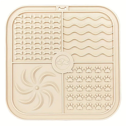 Lick Mat for Dogs - Silicone - Pet Wipes & Poo Bags