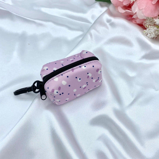 Lilac Love Poop Bag Holder