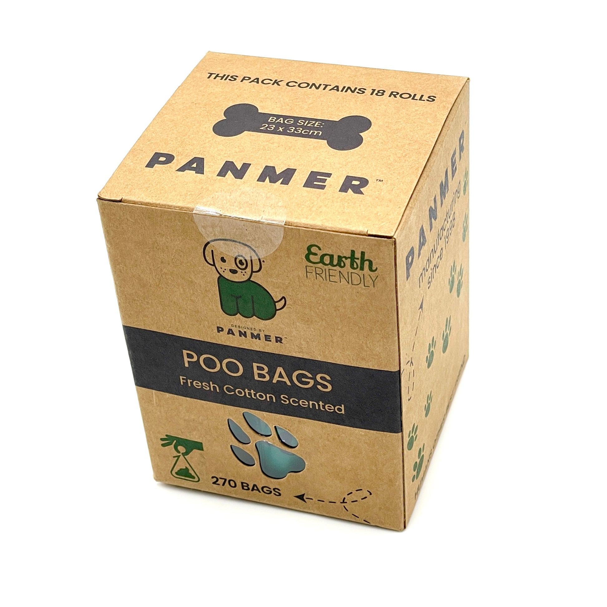 Dog Poo Bags - PCR (270 Bags) - Pet Wipes & Poo Bags