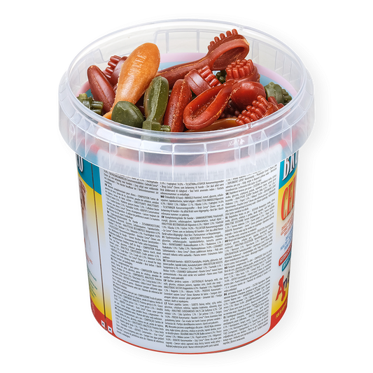 Antos Dog Chew - Vegetarian - Brush - Mixed Tub – 50 pieces (7cm) - Pet Wipes & Poo Bags