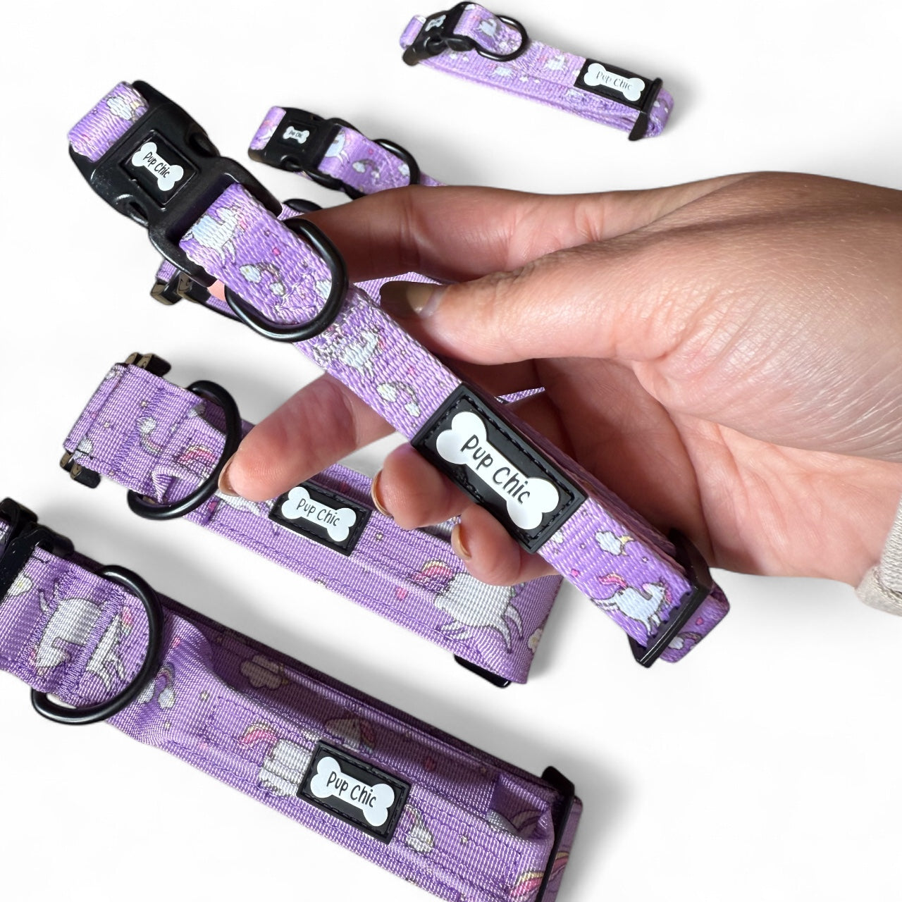 Daydreams and Unicorns Collar - Pet Wipes & Poo Bags