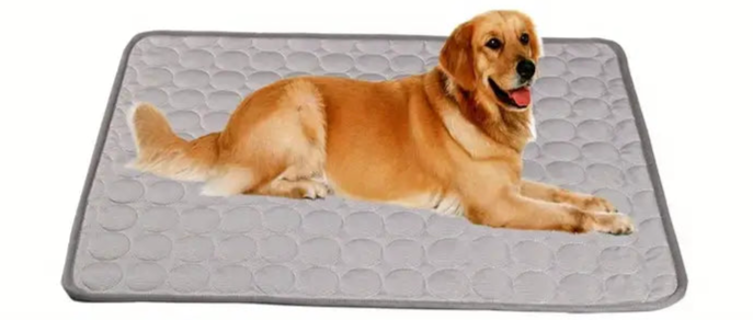 Pet Cooling Mat - Durable - Washable - Cool - Pet Wipes & Poo Bags