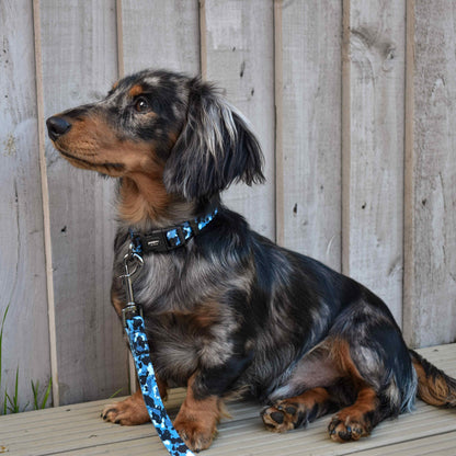 Blue Camo Dog Lead