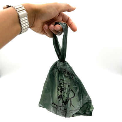 Dog Poo Bags with Handles - Biodegradable, Unscented & Leakproof- 50 Bags