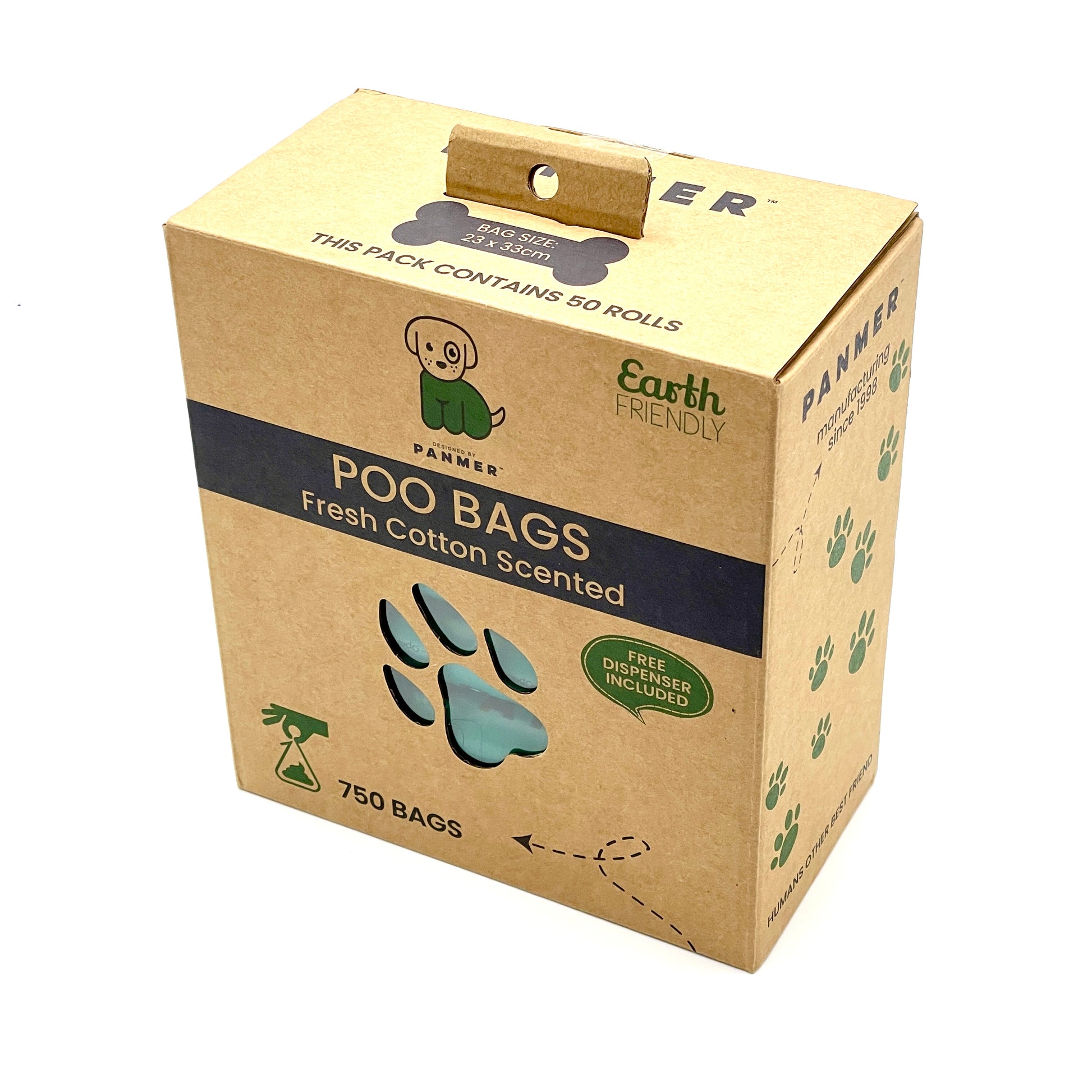 WHOLESALE – Poo Bags - PCR – Rolls – Cotton Fresh Scented – 750bags - #PCRPB750 - Pet Wipes & Poo Bags
