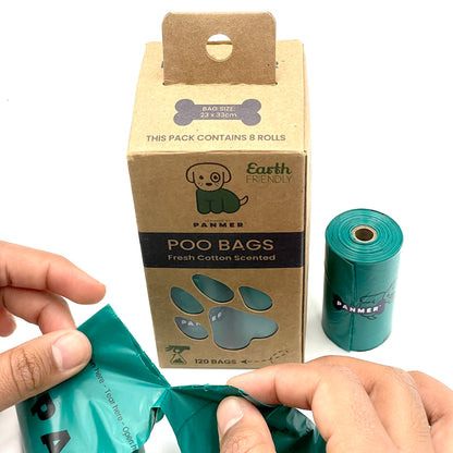 Dog Poo Bags - PCR (270 Bags) - Pet Wipes & Poo Bags