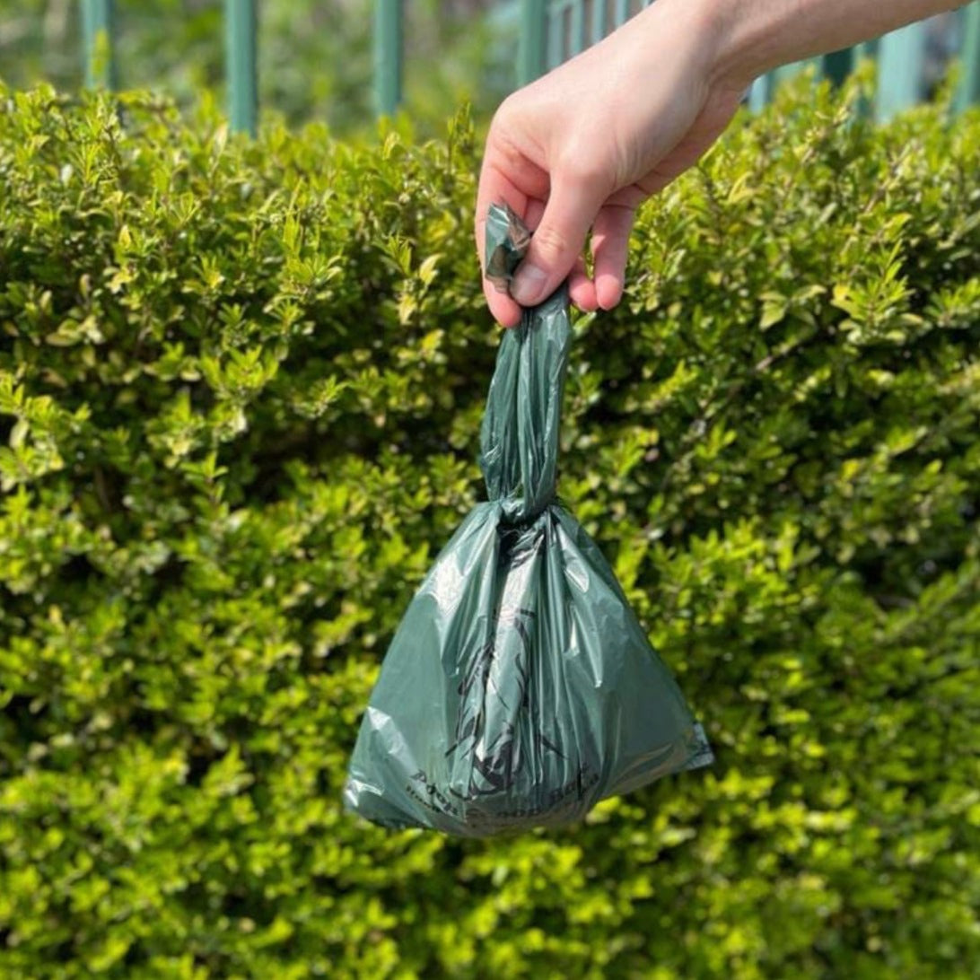 Dog Poo Bags with Handles - BIODEGRADABLE - BULK