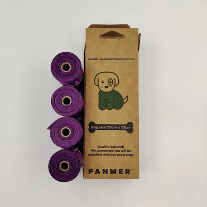 WHOLESALE - Poo Bags - ROLL - Compostable - Scented - Purple - Pet Wipes & Poo Bags